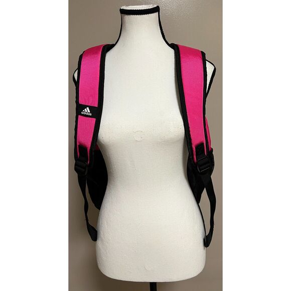 NWT Adidas Striker II Team Backpack in pink and black - Picture 2 of 13